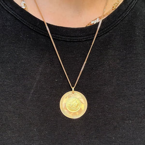 Pendentif Reproduction Or Jaune 18K