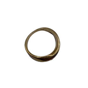 Bague Solitaire Diamant Or Jaune et Blanc 18k - 3.82 G