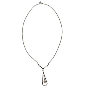Collier Princesse Forçat Or Blanc 750/1000