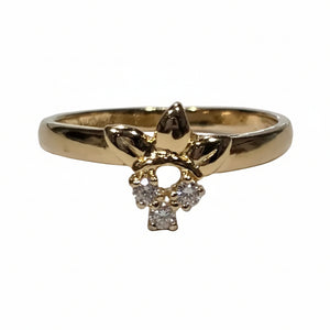 Bague en Or Jaune 750 avec Oxyde de Zirconium