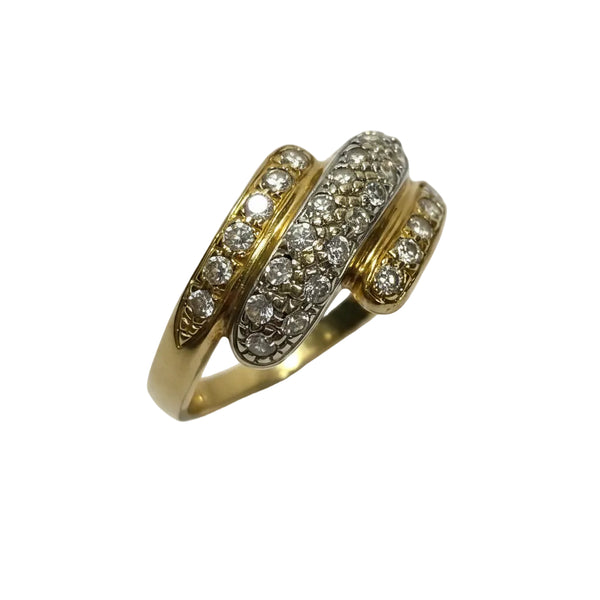 Bague en Or 18k avec Oxyde de Zirconium