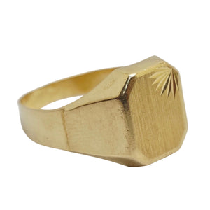 Chevalière en Or Jaune 18K