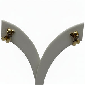 Boucles d'oreilles fantaisie en Or Jaune 18K - 3.53Grs