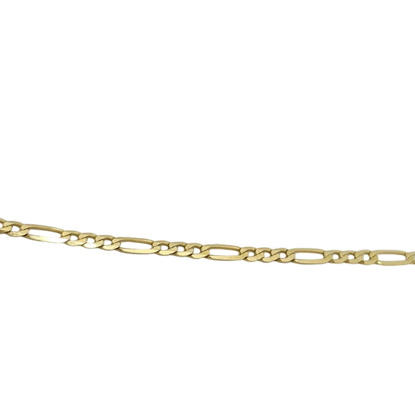 Chaîne maille Figaro en Or Jaune 18K