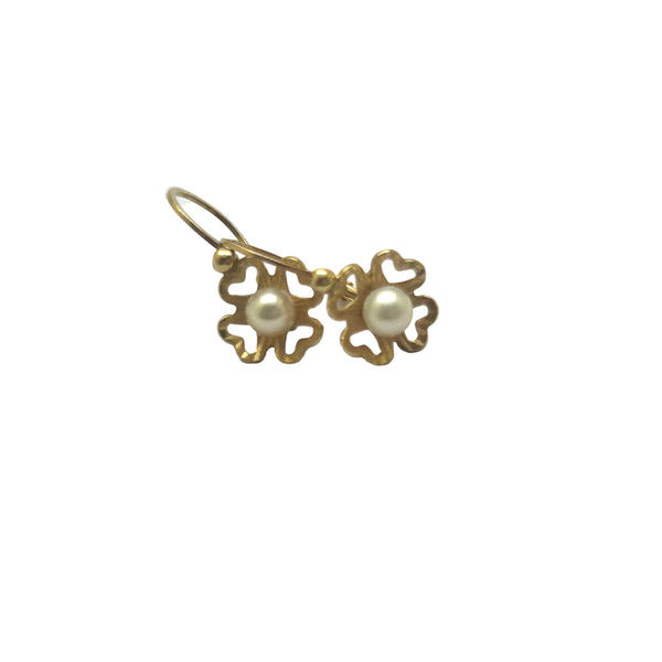 Boucles d'oreilles Dormeuses en Or Jaune 18K