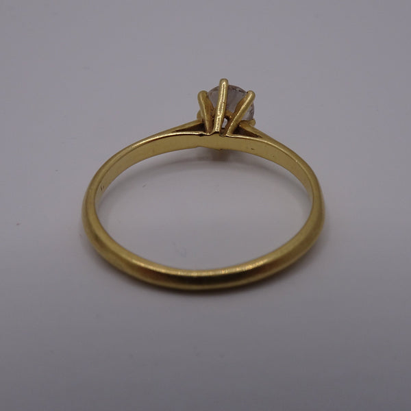Bague en Or Jaune 18K Taille-48