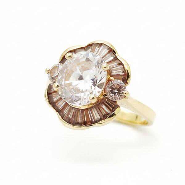 Bague en or jaune 18k - 4.92 G