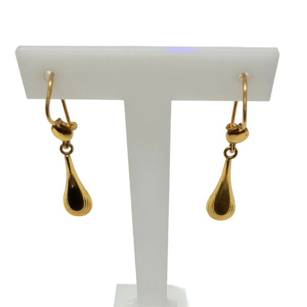 Boucles d'oreilles Dormeuses Or Jaune 18k - 2.74 Grs