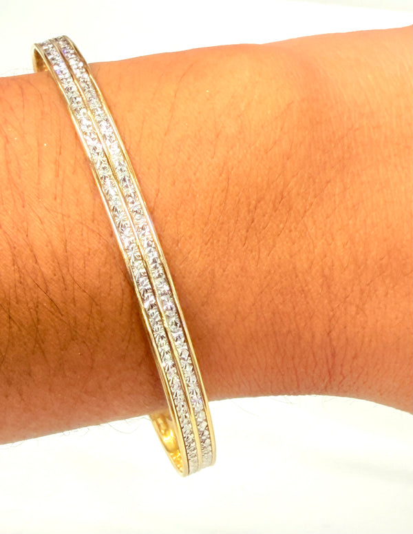 Bracelet jonc en Or jaune 18K - 11.23G