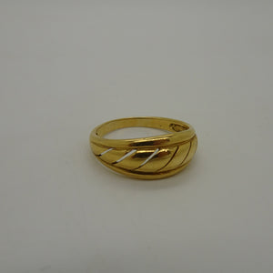 Bague en or jaune 18K Taille-52