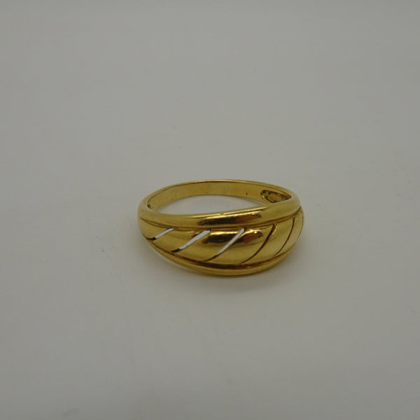 Bague en or jaune 18K Taille-52