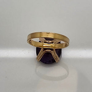 Solitaire Or Jaune 18 K - Taille 50