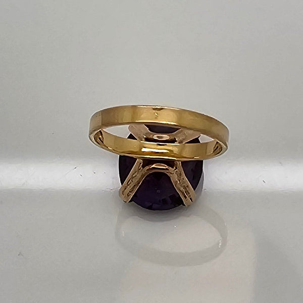 Solitaire Or Jaune 18 K - Taille 50