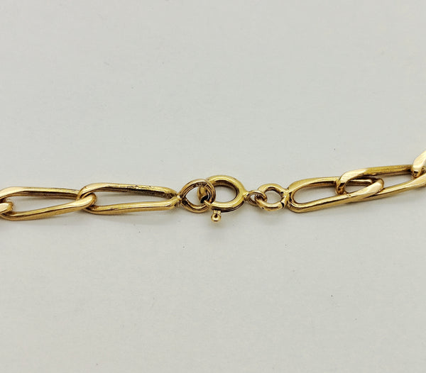 Collier Matinée Or Jaune 18 K Maille Cheval