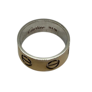 Bague Jonc Cartier Love en Or Blanc 18K Taille 60