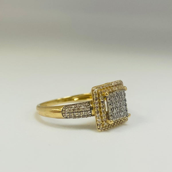 Bague en Or Jaune 18K Taille-54