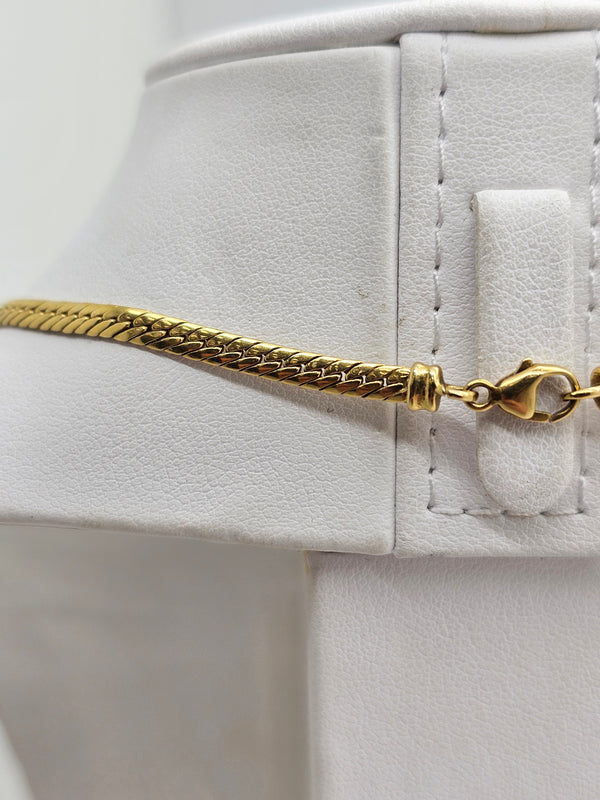 Collier Serpent Or Jaune 18 K - 7.36 G