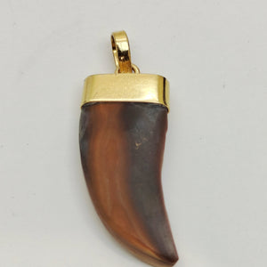 Pendentif Dent en Or Jaune 18 Carats  Poids - 5.95 Grs