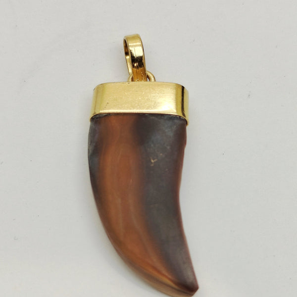 Pendentif Dent en Or Jaune 18 Carats  Poids - 5.95 Grs