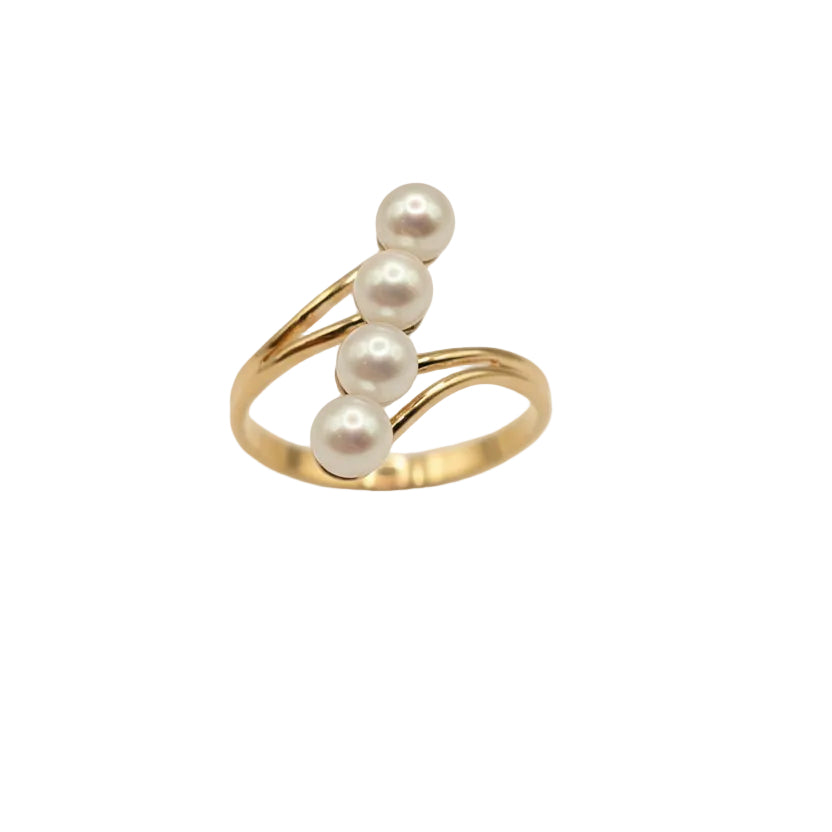 Bague Or Jaune 18 K -  Taille 55.5 - 2.77 G