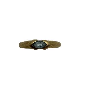 Bague Solitaire en Or Jaune 18K - Taille 55 - 1.81 Grs