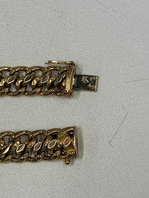 Bracelet en or jaune 18 K - 15.44 G