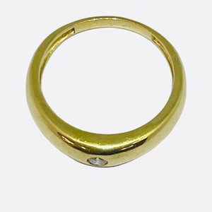 Solitaire en or jaune 18K - 4.15 G