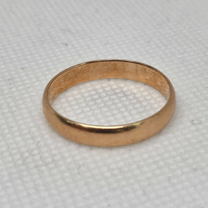 Bagues Alliance Or Jaune 18 Carats Taille 60