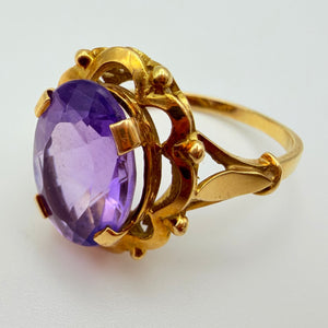 Bague en Or Jaune 18K Taille 58 - 5.75 Grs