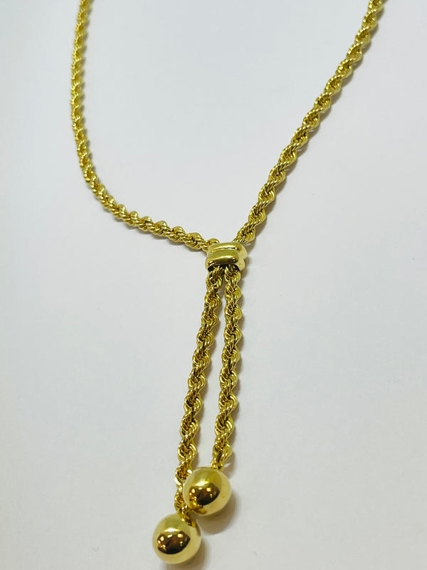 Collier en or jaune 18K - 10.07 Grs