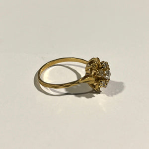 Bague en or jaune 18 K - Taille 53 - 2.81 G