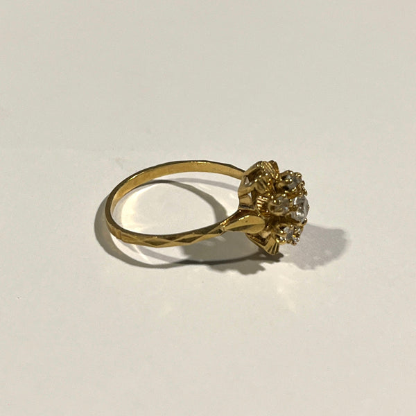 Bague en or jaune 18 K - Taille 53 - 2.81 G