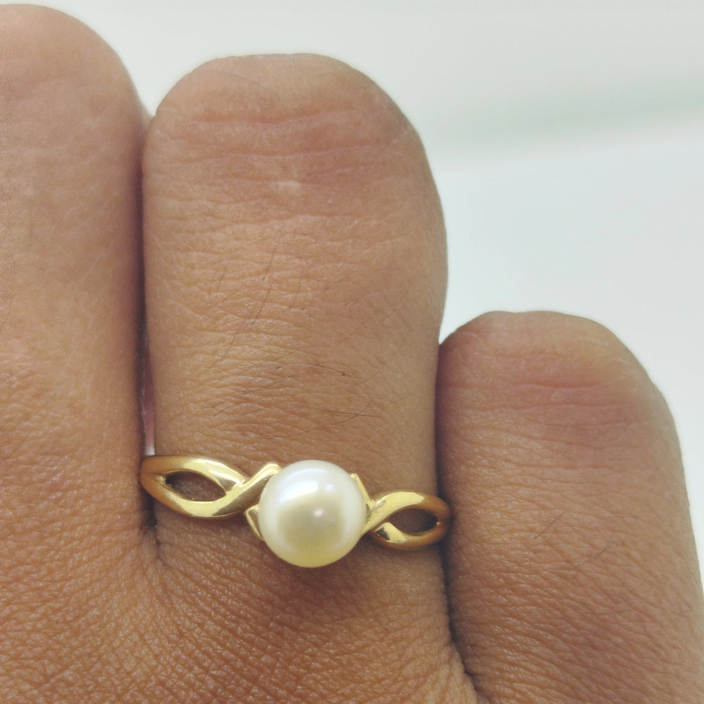 Bague en Or Jaune 18K Taille-55