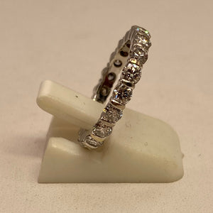 Bagues en Or Blanc avec Diamants 18K - 3.33g