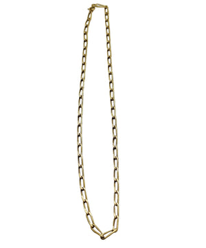 Collier Matinée Or Jaune 18 K Maille Cheval