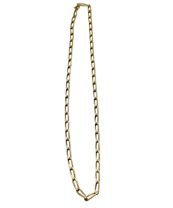 Collier Matinée Or Jaune 18 K Maille Cheval