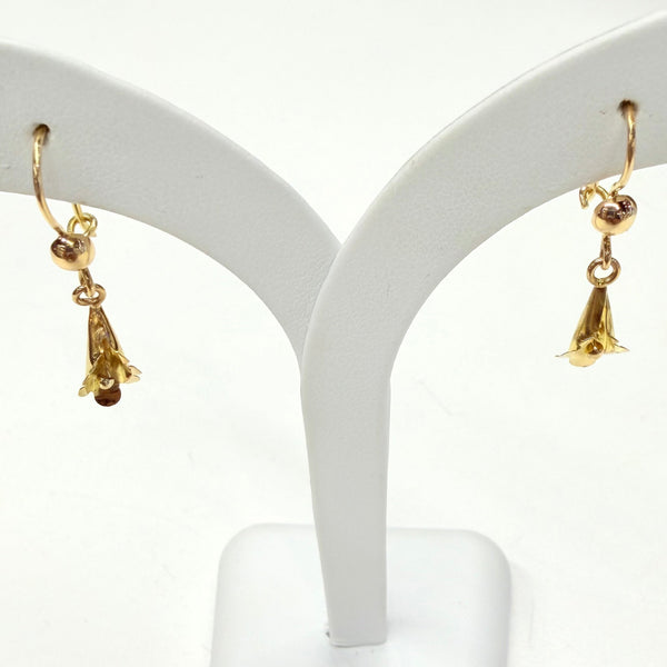 Boucles d'oreilles Dormeuse en Or Jaune 18K - 1.40G