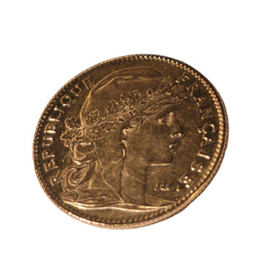 10 francs Marianne en or 1907 917/100