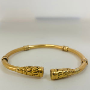 Bracelet Jonc en Or Jaune 18 Carats - 54.50 Grs