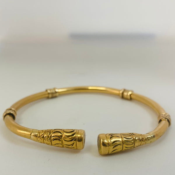 Bracelet Jonc en Or Jaune 18 Carats - 54.50 Grs
