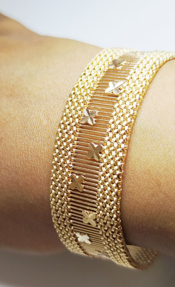 Bracelet Jonc Or Jaune 18K 54.17 Grs