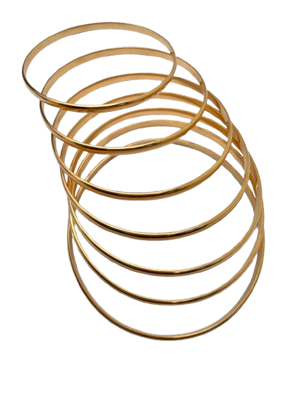 Jonc semainier en or jaune 18K - 86.09 Grs