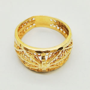 Bague en Or Jaune 18K - Taille 55- 3.97G