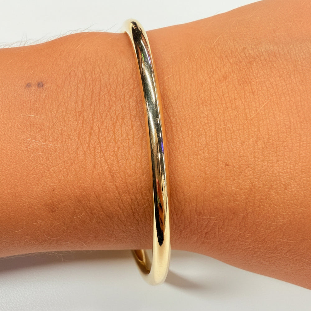 Bracelet Jonc Or Jaune 18k - Poids 30.44 Grs