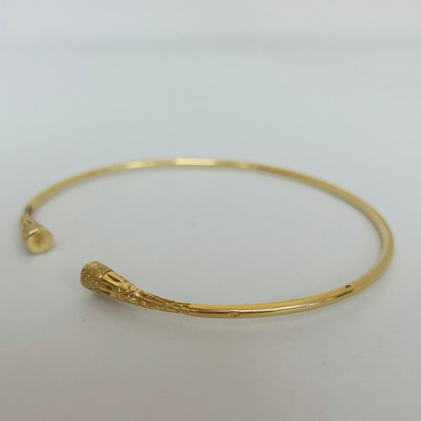 Bracelet Jonc Malgache en Or Jaune 18K