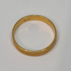 Bagues Alliance Or Jaune 18 Carats Taille 62