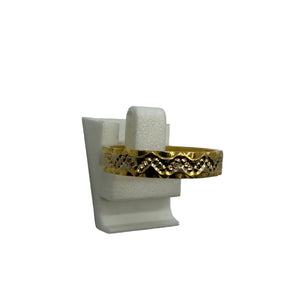 Bague en or jaune 18K - Taille 56 - 3.88 Grs