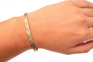 Bracelet Jonc en Or Jaune 18K - 9.71G