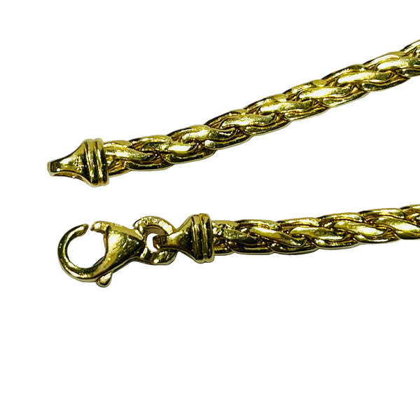Collier maille royale en Or Jaune 18K - 10.92 Grs