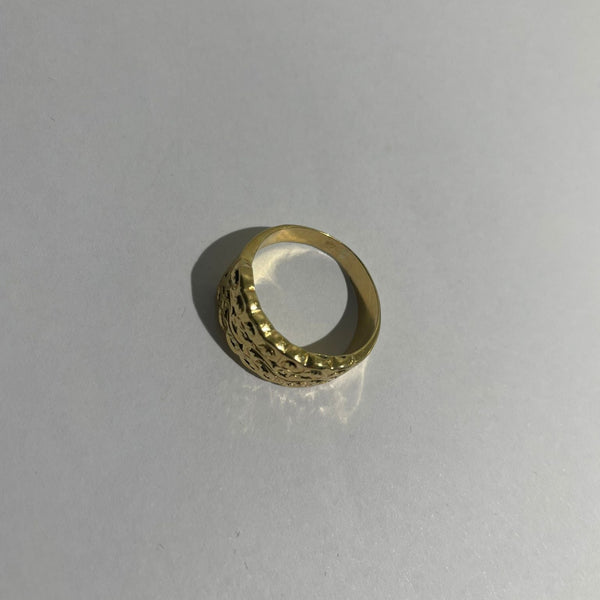 Bague Jonc en Or Jaune 18K Taille-56